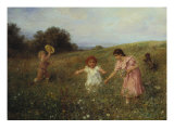 Printemps Reproduction procédé giclée par Ludwig Knaus