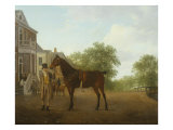 Gentleman Holding a Saddled Horse in a Street by a Canal, 18th-19th Century Lámina giclée por Jacques-Laurent Agasse Gentleman Holding a Saddled Horse in a Street by a Canal, 18th-19th Century Lámina giclée por Jacques-Laurent Agasse