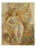Young Boy Seated, Jeune Fils Assise reproduction procédé giclée par Jules Pascin