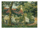 Red-Roofed Cottage, c.1909-1910 reproduction procédé giclée par Spencer Frederick Gore