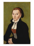 Portrait of Katharina Von Bora, 1472-1553 Giclee Print by Lucas Cranach the Elder
