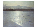 Winter on the St. Lawrence Giclee Print by Lowell Birge Harrison