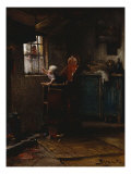 Mother's Return, 19th Century Giclee Print by Bernhardus J. Blommers