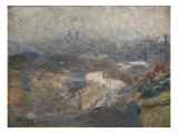 Paris, View of the Pavillon de Fleurs Towards the Trocadero, Paris Giclee Print by Emilio Boggio