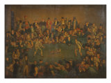Cockfighting, 1820 Giclee Print by A. Wilson