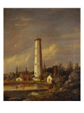 Shot Tower, 1845 Giclee Print by Jasper Francis Cropsey
