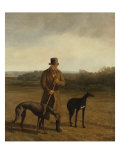 Portrait of Lord Rivers with Two Greyhounds, c.1825 Reproduction procédé giclée par Jacques Laurent Agasse