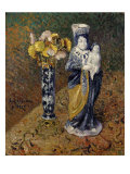 Statuette and a Vase of Flowers, Statuette et Vase de Fleurs, 1910 Giclee Print by Gustave Loiseau Statuette and a Vase of Flowers, Statuette et Vase de Fleurs, 1910 Giclee Print by Gustave Loiseau