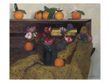 Anemones and Oranges, 1924, 1924 Giclee Print by Felix Vallotton