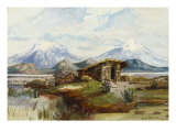 Popocatepetl E Izlazihuatl, 1892 Giclee Print by August Lohr