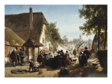 Lunch at the Inn, 1886 reproduction procédé giclée par Florent Crabeels