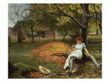 The Cider Orchard, 1848-1910 Giclee Print by Robert Walker Macbeth