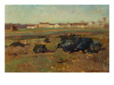 Landscape, 1884 Giclée-Druck von Willard Leroy Metcalf
