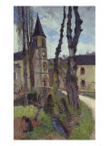 Church, Eglise reproduction procédé giclée par Henry Moret
