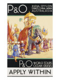 P&O World Tours. Dorothy Newsome, c.1930 Giclee Print