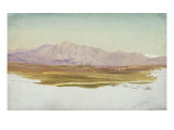 Monte Guinaro - Sabine Mountains, 1869 Giclee Print by Frederic Edwin Church