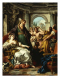Joseph Accused by Potiphar's Wife, 1745 Giclee Print by Jean Francois de Troy