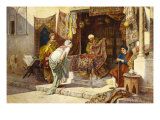 The Carpet Merchant Giclee-trykk av F. Ballesio