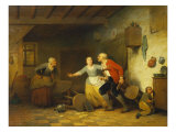 The Quarrel, 1860 Giclee Print by Ferdinand De Braekeleer