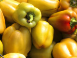 Yellow Bell Peppers at Farmer's Market Photographic Print