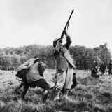 Vincent Auriol, Blasting Away at Pheasants Photographic Print by Dmitri Kessel
