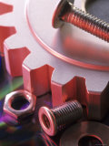 Nuts Bolts Gear Conceptual Industry - Still Life Fotografie-Druck