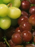Red Green Grapes Nutritious Tasty Fruit Photographic Print