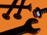 Wrench and Screws Fotografie-Druck