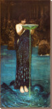 Circe Invidiosa Reproducción en lienzo de la lámina por John William Waterhouse