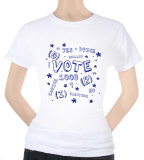 Women's: Vote 2008 - Confetti Blue Shirts