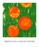 Four Oranges Sérigraphie par Donald Sultan