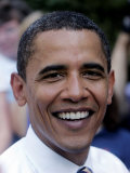 Barack Obama, Concord, NH Photographic Print