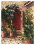 Courtyard at Sovana Kunstdrucke von Art Fronckowiak