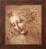 Female Head (La Scapigliata), c.1508 Posters by Leonardo da Vinci 
