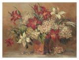 Autumn Lilies Poster by Barbara Mock