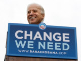 Joe Biden Speaking at Podium, Wilkes Barre, PA Photographic Print