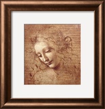 La Scapigliata, vers 1508 Poster par Leonardo da Vinci 