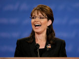 Sarah Palin, Vice Presidential Debate 2008, St. Louis, MO Fotografisk tryk Sarah Palin, Vice Presidential Debate 2008, St. Louis, MO Fotografisk tryk