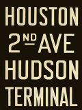 Houston and Hudson Terminal Print