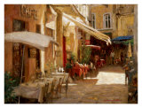 Café de Provence Affiches par Leonard Wren