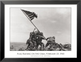 Flaggenhissen auf Iwo Jima, c.1945|Flag Raising on Iwo Jima, c.1945 Poster von Joe Rosenthal