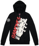 Women's Zip Hoodie: The Ramones - Guitar Camiseta