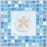Mosaic Sanddollar Art by Paul Brent