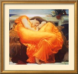 Juin flamboyant|Flaming June, vers 1895 Poster par Frederick Leighton