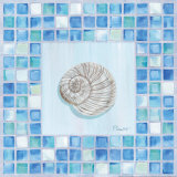 Mosaic Moonshell Posters by Paul Brent