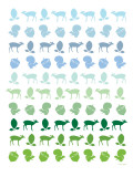 Blue Forest Poster by Avalisa 