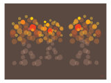 Brown Orange Wonder Poster par Avalisa 