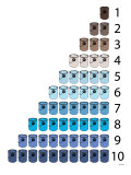 Blue Buckets Print by Avalisa 