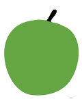 Pomme verte Posters par Avalisa 