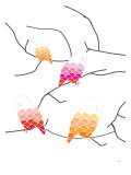 Pink Owl Branch Posters par Avalisa 